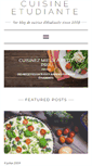 Mobile Screenshot of cuisine-etudiante.fr